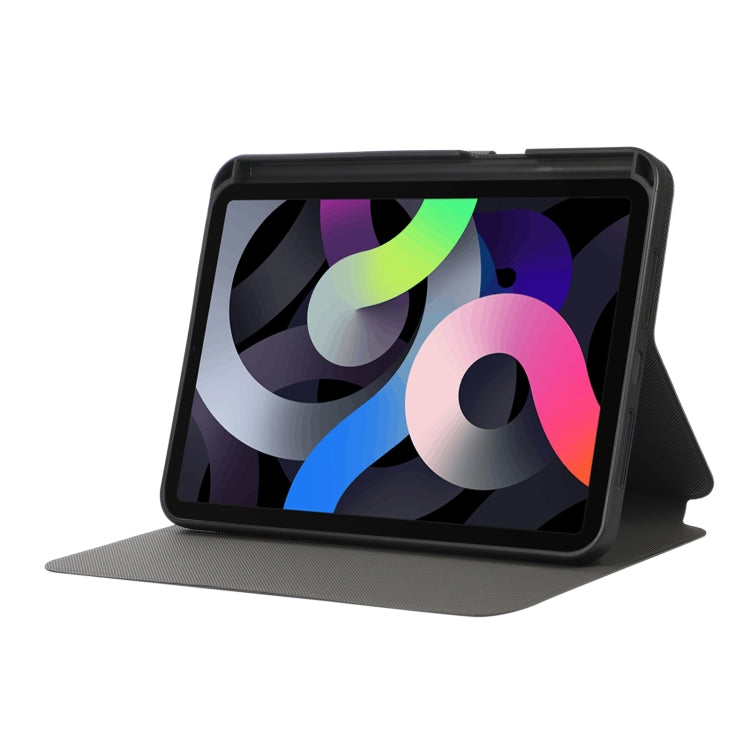 Étui à rabat horizontal en cuir à texture pressée électrique avec support et emplacement pour stylo, pour iPad mini 6 / mini 2024
