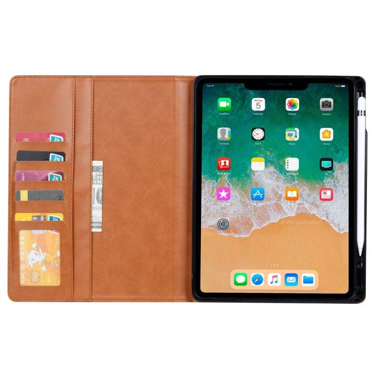 Knead Skin Texture Horizontal Flip Leather Case with Photo Frame & Holder & Card Slots & Wallet & Pen Slot & Sleep / Wake-up Function, For iPad mini 2024 / mini 6