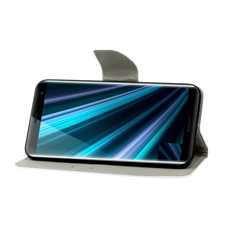 3D Colored Drawing Horizontal Flip PU Leather Case with Holder & Card Slots & Wallet