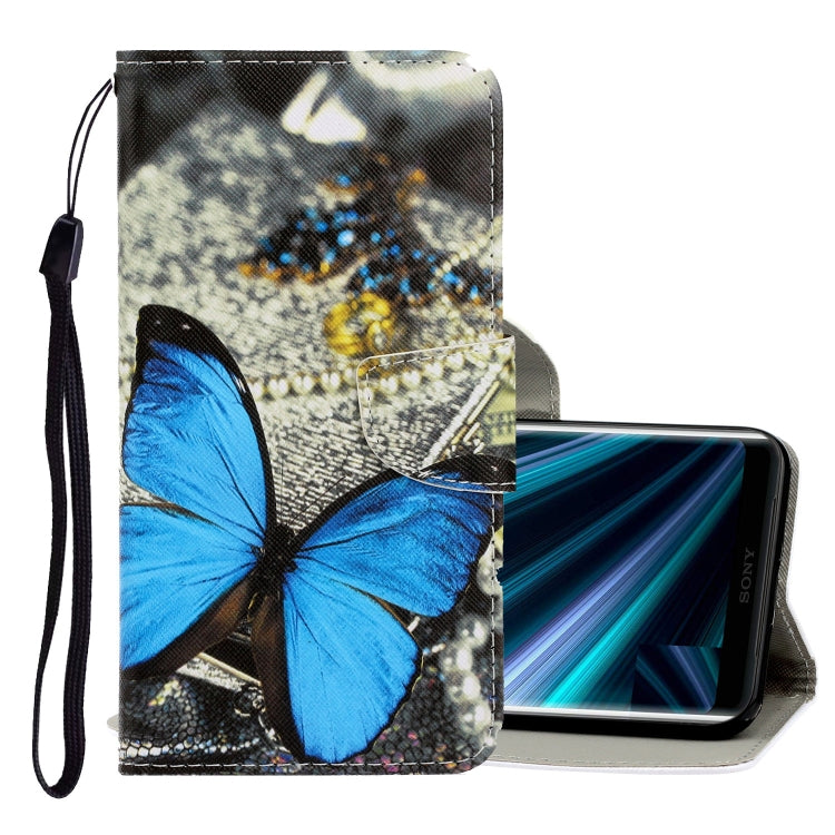 3D Colored Drawing Horizontal Flip PU Leather Case with Holder & Card Slots & Wallet