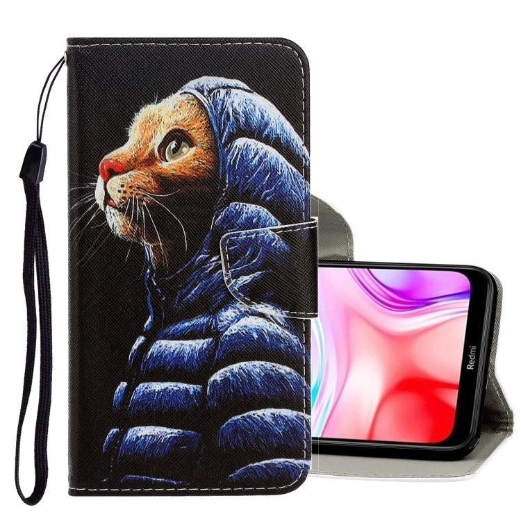 3D Colored Drawing Horizontal Flip PU Leather Case with Holder & Card Slots & Wallet