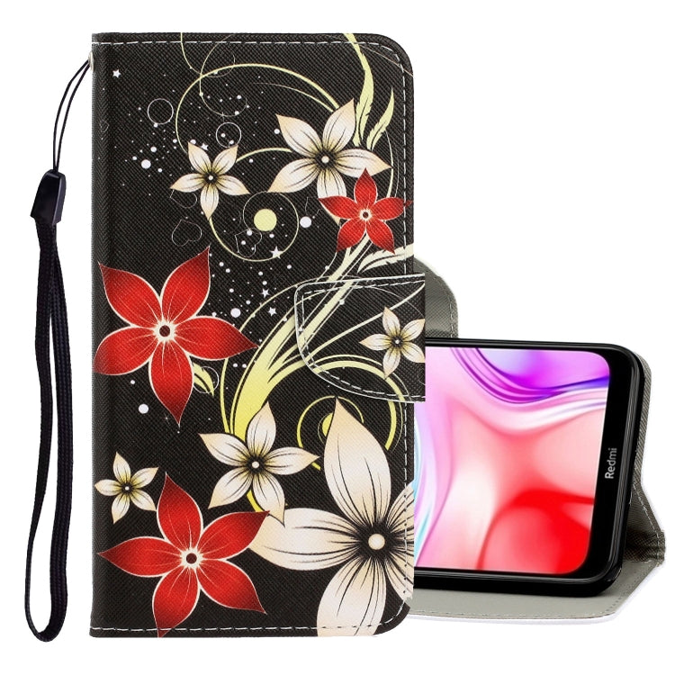 3D Colored Drawing Horizontal Flip PU Leather Case with Holder & Card Slots & Wallet