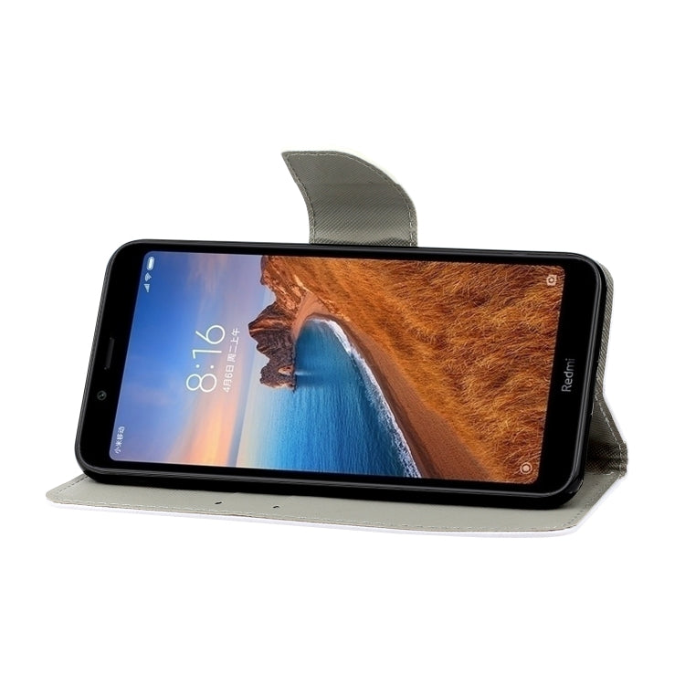 3D Colored Drawing Horizontal Flip PU Leather Case with Holder & Card Slots & Wallet