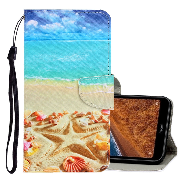 3D Colored Drawing Horizontal Flip PU Leather Case with Holder & Card Slots & Wallet