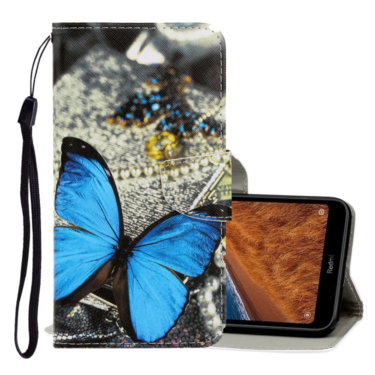 3D Colored Drawing Horizontal Flip PU Leather Case with Holder & Card Slots & Wallet