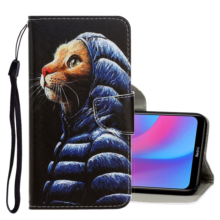 3D Colored Drawing Horizontal Flip PU Leather Case with Holder & Card Slots & Wallet