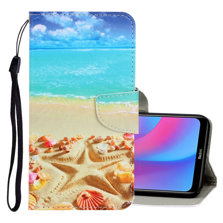 3D Colored Drawing Horizontal Flip PU Leather Case with Holder & Card Slots & Wallet