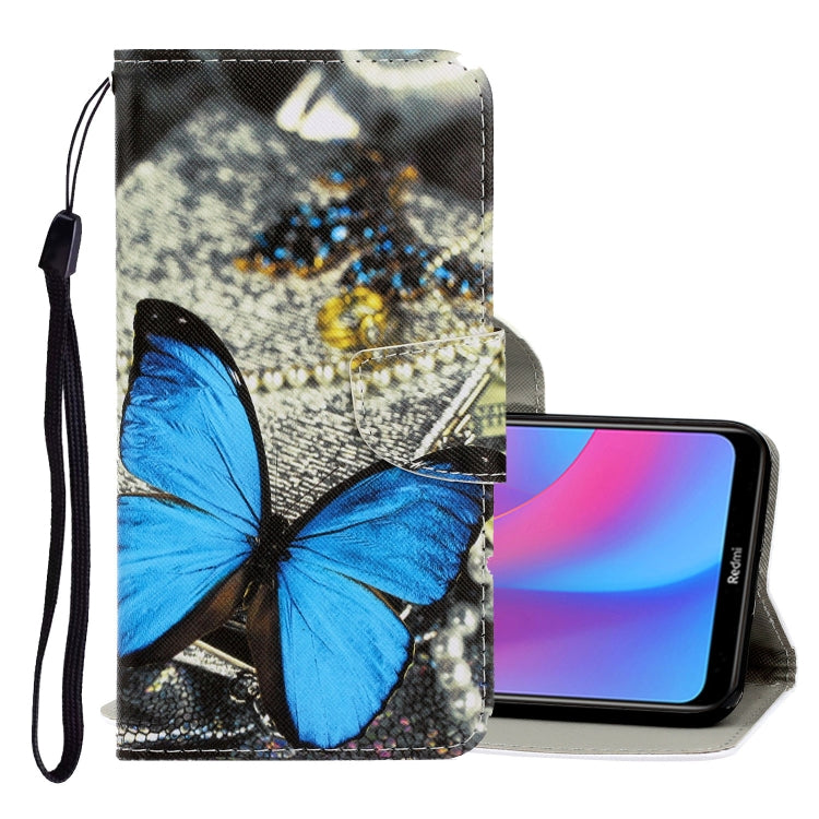 3D Colored Drawing Horizontal Flip PU Leather Case with Holder & Card Slots & Wallet