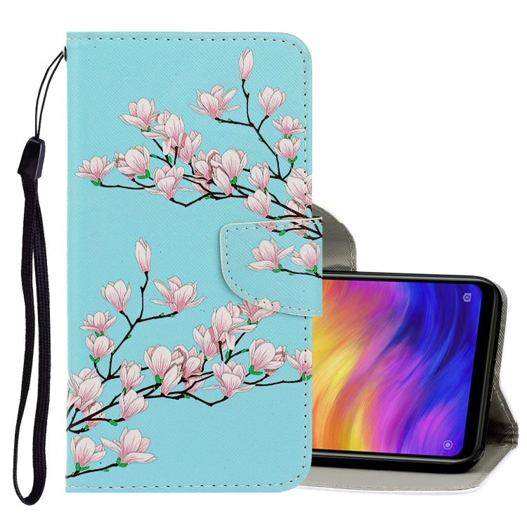 3D Colored Drawing Horizontal Flip PU Leather Case with Holder & Card Slots & Wallet