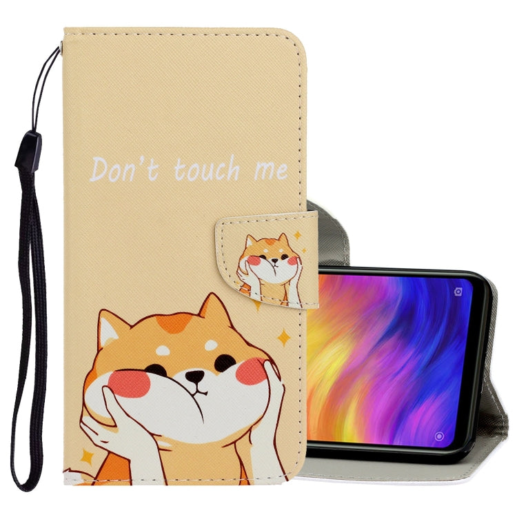 3D Colored Drawing Horizontal Flip PU Leather Case with Holder & Card Slots & Wallet