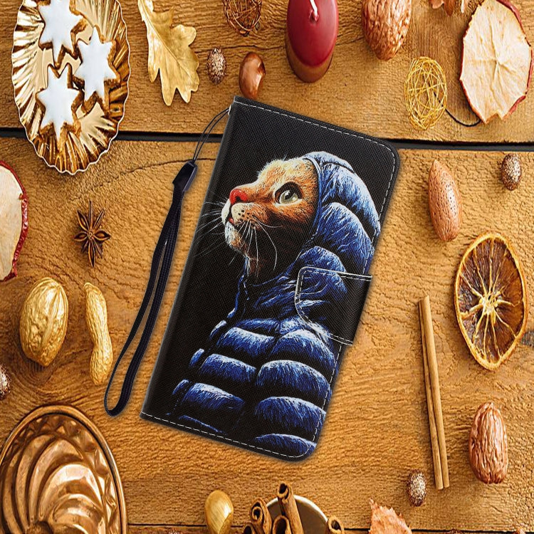 3D Colored Drawing Horizontal Flip PU Leather Case with Holder & Card Slots & Wallet