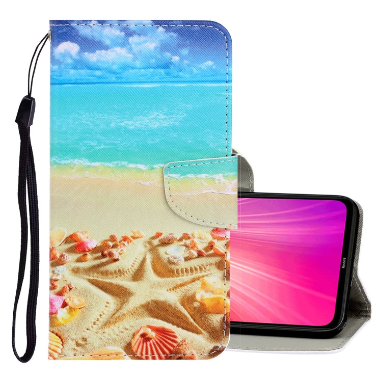 3D Colored Drawing Horizontal Flip PU Leather Case with Holder & Card Slots & Wallet