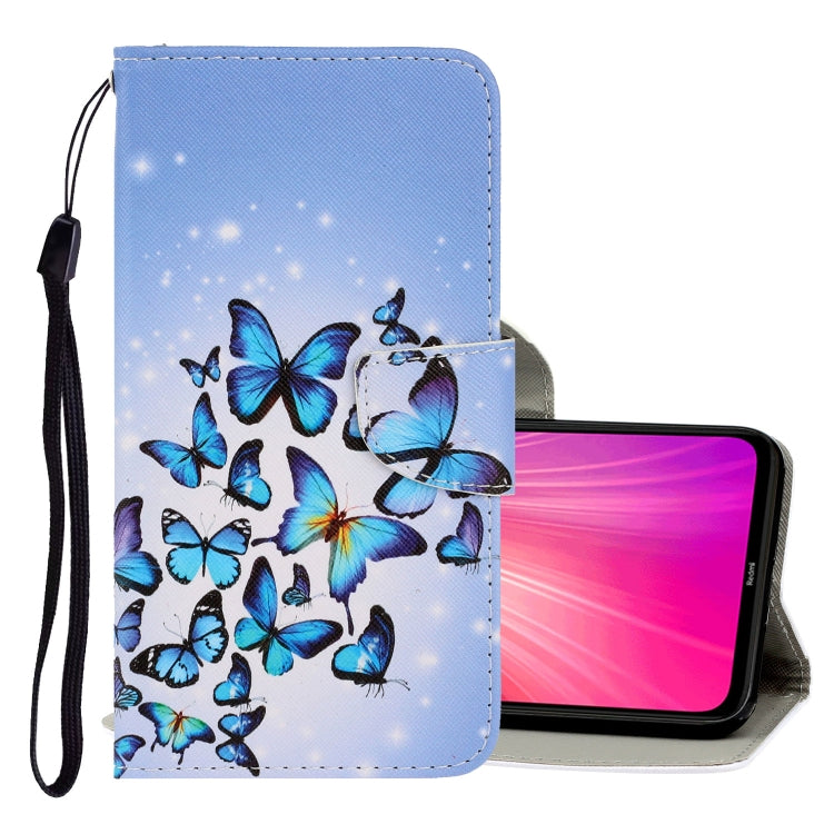 3D Colored Drawing Horizontal Flip PU Leather Case with Holder & Card Slots & Wallet