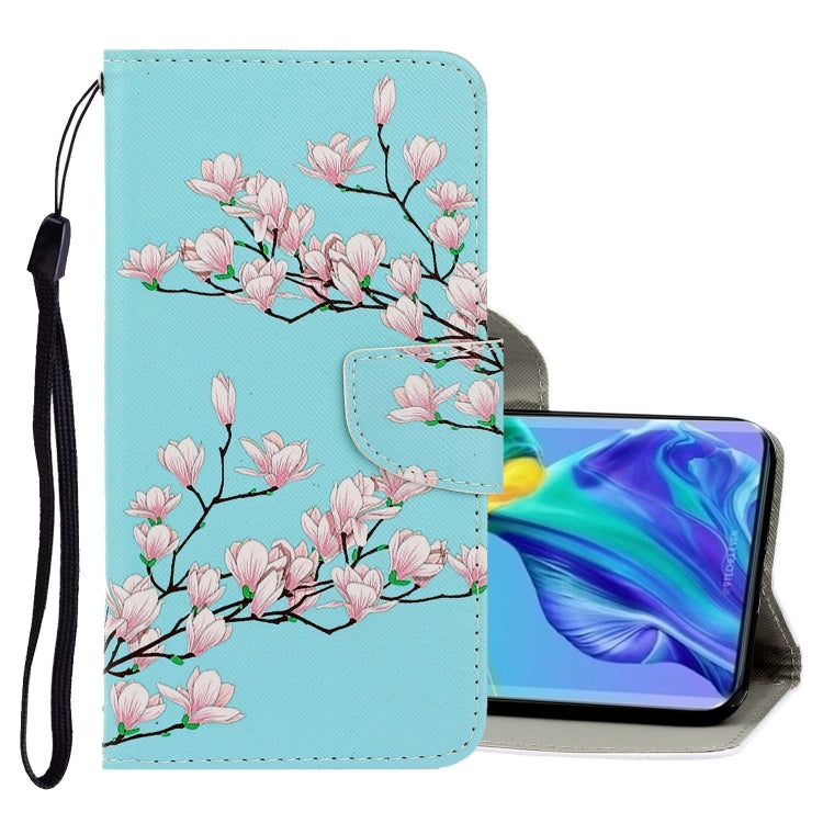 3D Colored Drawing Horizontal Flip PU Leather Case with Holder & Card Slots & Wallet