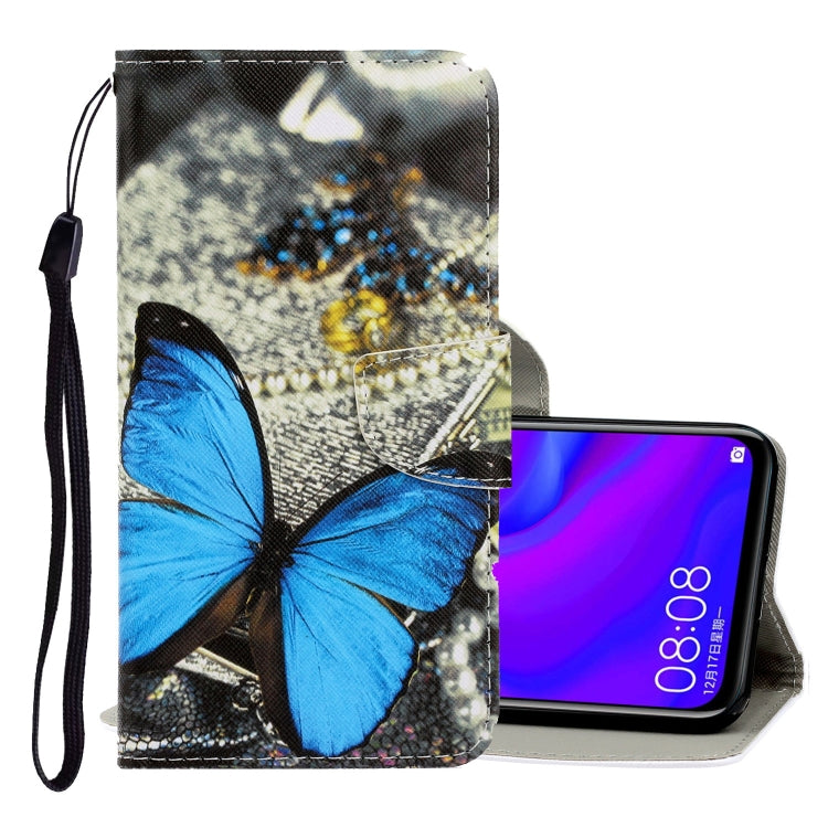 3D Colored Drawing Horizontal Flip PU Leather Case with Holder & Card Slots & Wallet