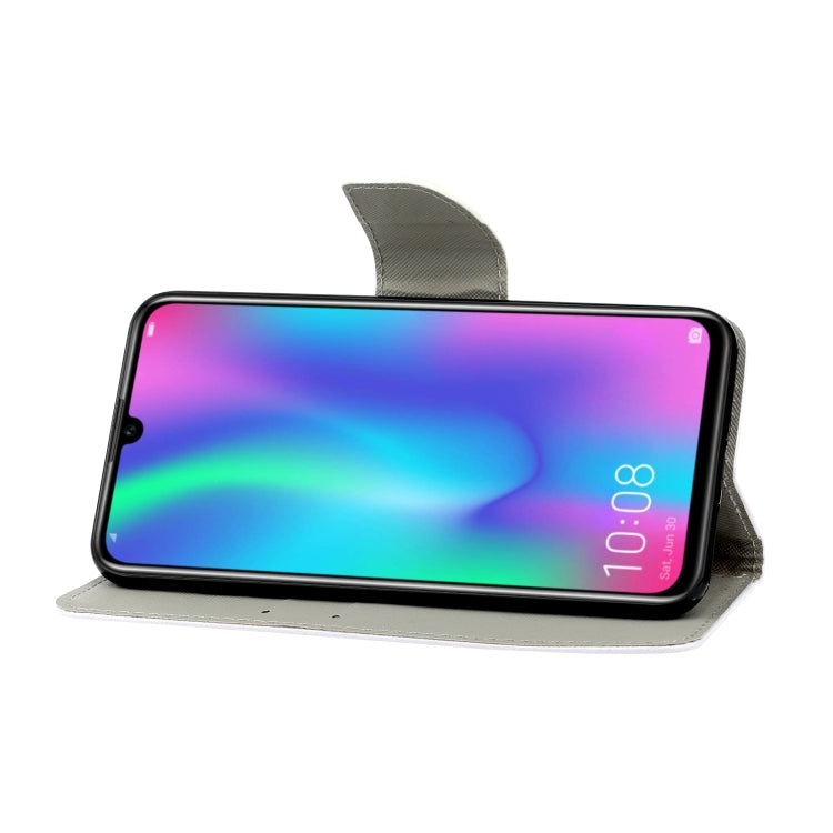 3D Colored Drawing Horizontal Flip PU Leather Case with Holder & Card Slots & Wallet