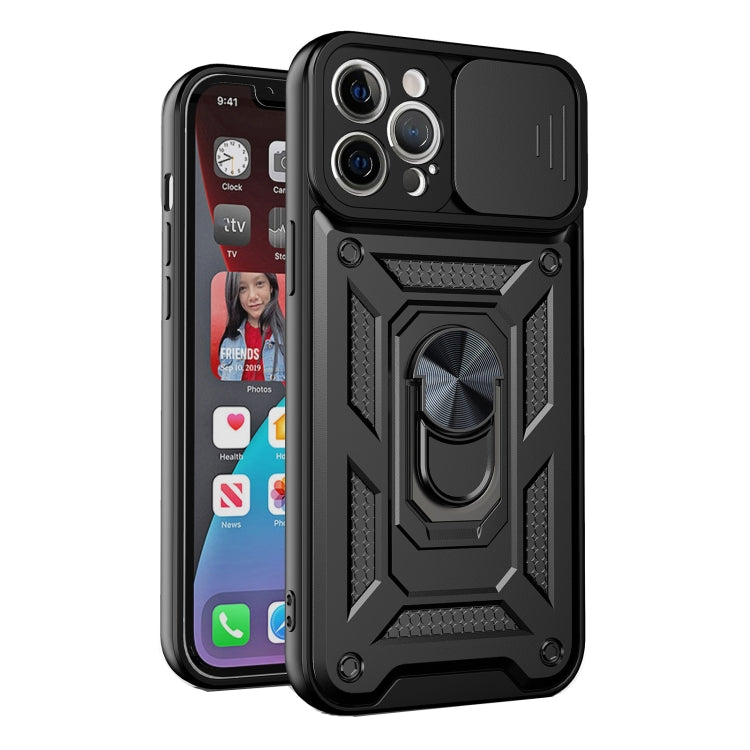 Sliding Camera Cover Design Precise Hole TPU+PC Protective Case, For iPhone 13, For iPhone 13 Pro, For iPhone 13 Pro Max