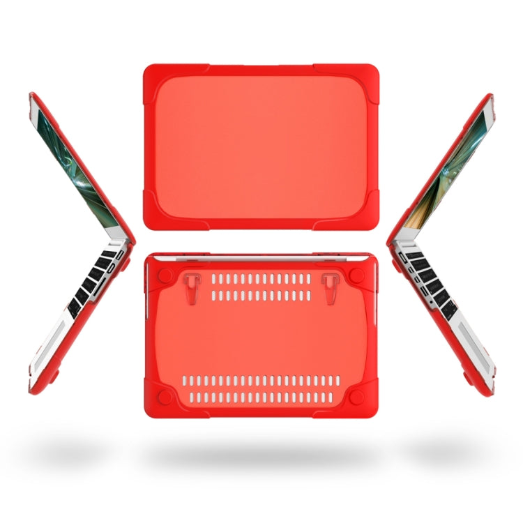 Housse de protection bicolore en TPU et PC pour ordinateur portable, pour MacBook Air 13,3 pouces A1932 (2018), pour MacBook Pro 13,3 pouces avec Touch Bar (A2159 / A1989)