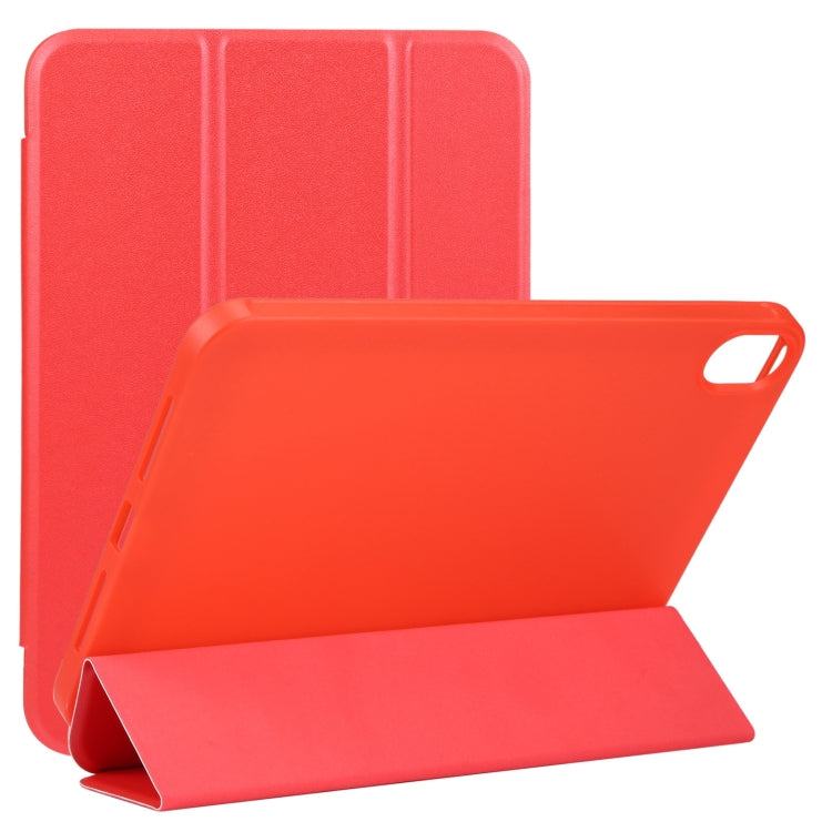 Étui en cuir TPU à rabat horizontal pliable en 3 parties avec support, pour iPad mini 6 / mini 2024, pour iPad mini 6