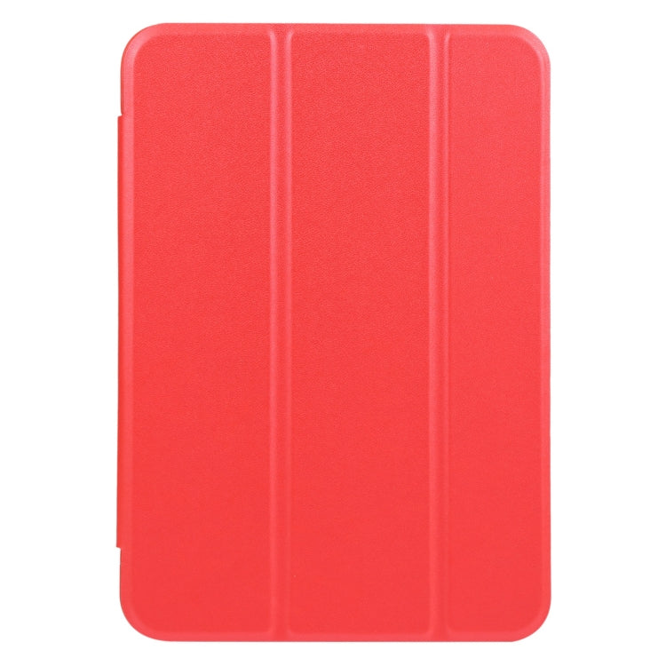 Étui en cuir TPU à rabat horizontal pliable en 3 parties avec support, pour iPad mini 6 / mini 2024, pour iPad mini 6