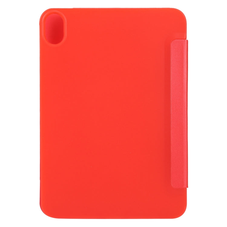 Étui en cuir TPU à rabat horizontal pliable en 3 parties avec support, pour iPad mini 6 / mini 2024, pour iPad mini 6