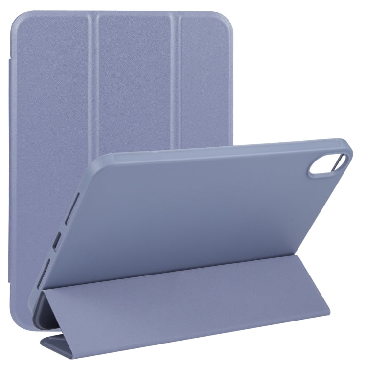 Étui en cuir TPU à rabat horizontal pliable en 3 parties avec support, pour iPad mini 6 / mini 2024, pour iPad mini 6