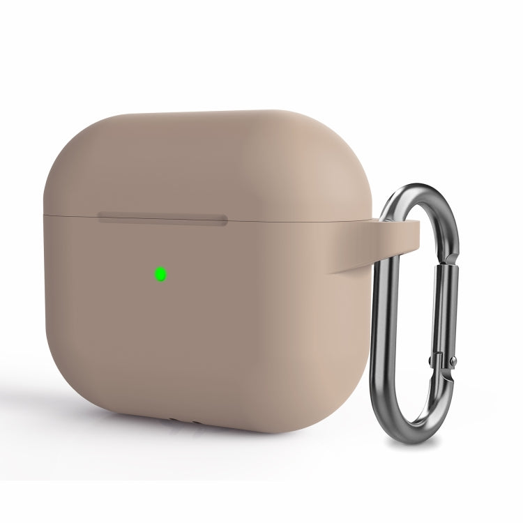 Étui de protection en silicone épais pour écouteurs sans fil AirPods 3 avec crochet