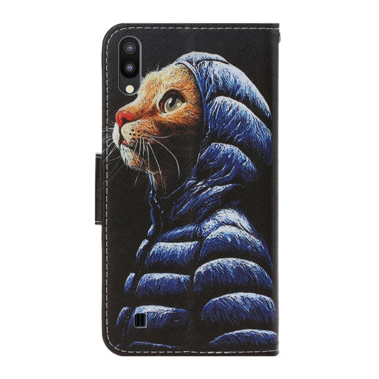 Galaxy A10 protective PU leather wallet case with multiple card compartments