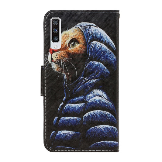 Samsung Galaxy A70 protective wallet case with multiple card storage compartments