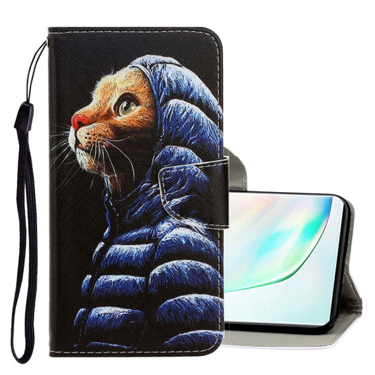 3D colored leather flip case for Galaxy Note 10 Plus with card slots and wallet holder