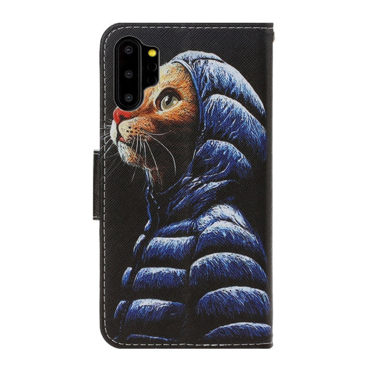 Horizontal flip PU leather wallet case Samsung Galaxy Note 10 Plus protection