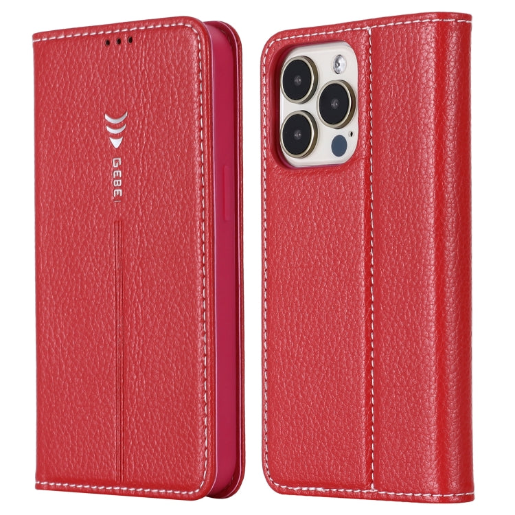 GEBEI PU+TPU Horizontal Flip Protective Case with Holder & Card Slots, For iPhone 13, For iPhone 13 Pro, For iPhone 13 Pro Max
