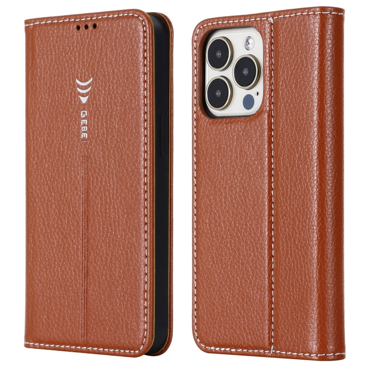 GEBEI PU+TPU Horizontal Flip Protective Case with Holder & Card Slots, For iPhone 13, For iPhone 13 Pro, For iPhone 13 Pro Max