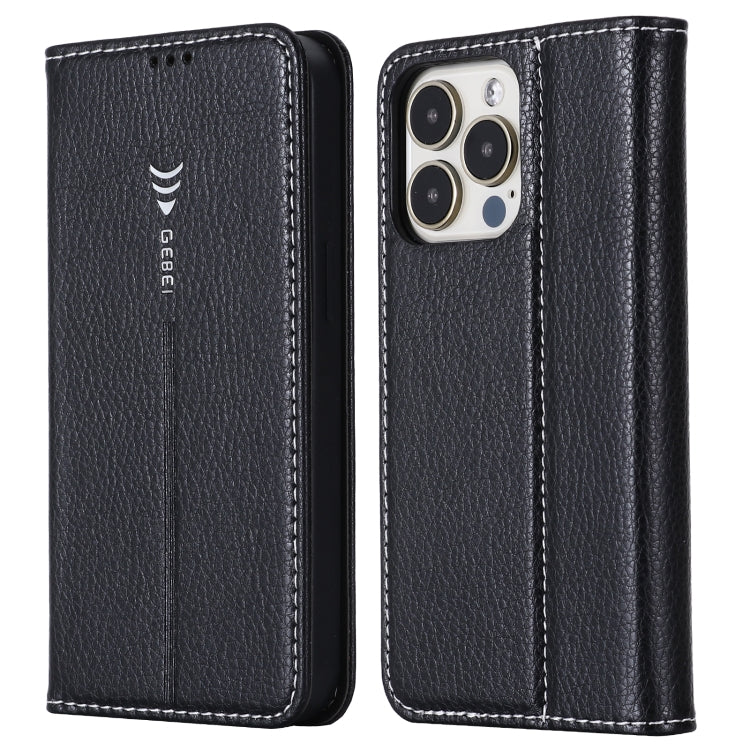 GEBEI PU+TPU Horizontal Flip Protective Case with Holder & Card Slots, For iPhone 13, For iPhone 13 Pro, For iPhone 13 Pro Max