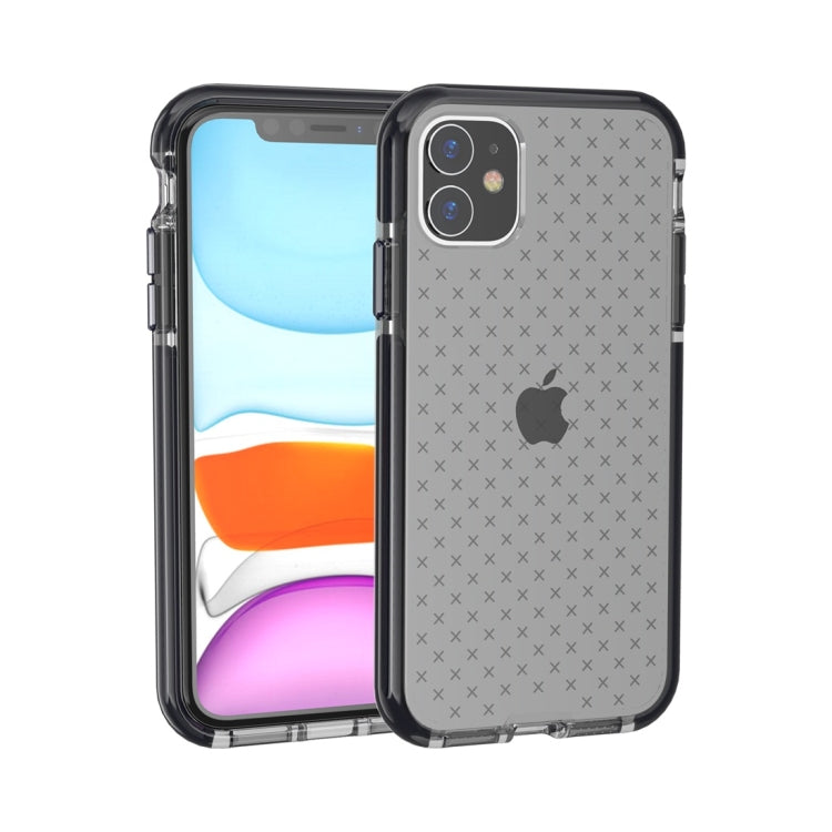Grid Pattern Shockproof Transparent TPU Protective Case, For iPhone 11 Pro, For iPhone 11, For iPhone 11 Pro Max