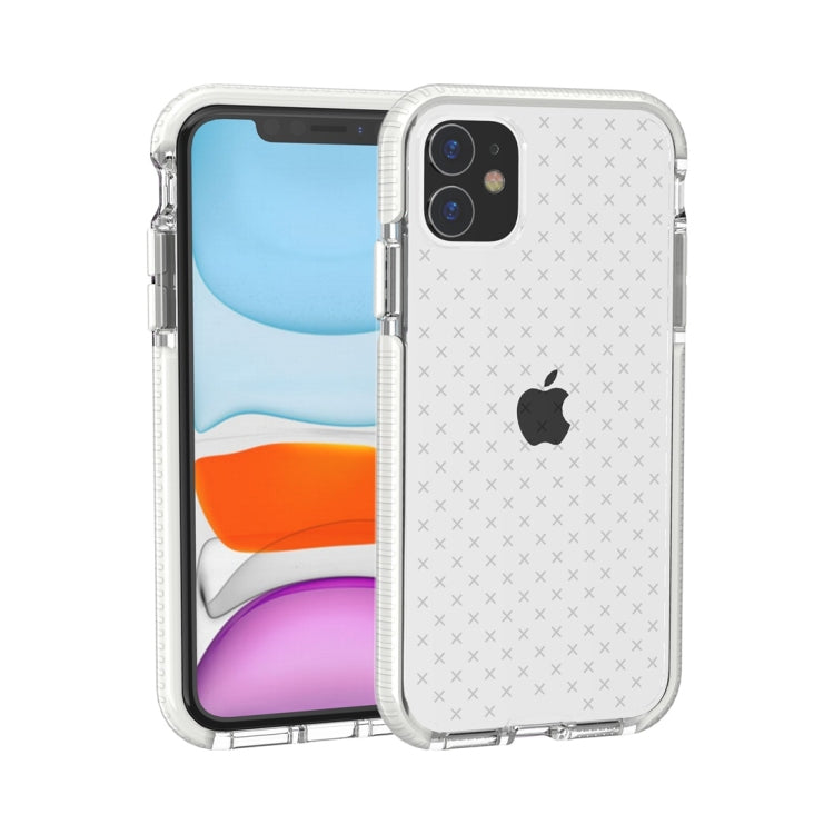 Grid Pattern Shockproof Transparent TPU Protective Case, For iPhone 11 Pro, For iPhone 11, For iPhone 11 Pro Max