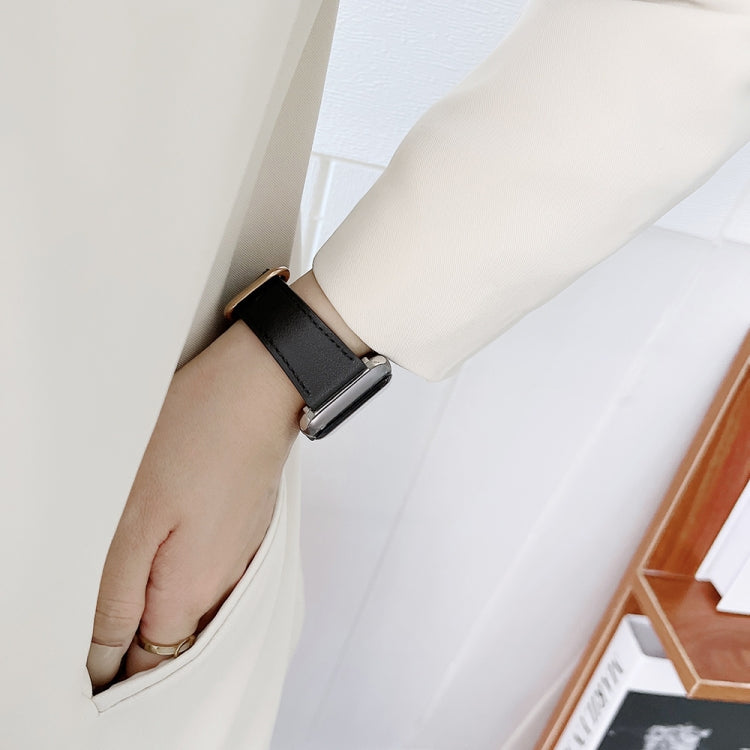 Classic Buckle Leather Replacement Strap Watchband For Apple Watch Series, 7 41mm / 6&SE&5&4 40mm / 3&2&1 38mm, 7 45mm / 6&SE&5&4 44mm / 3&2&1 42mm