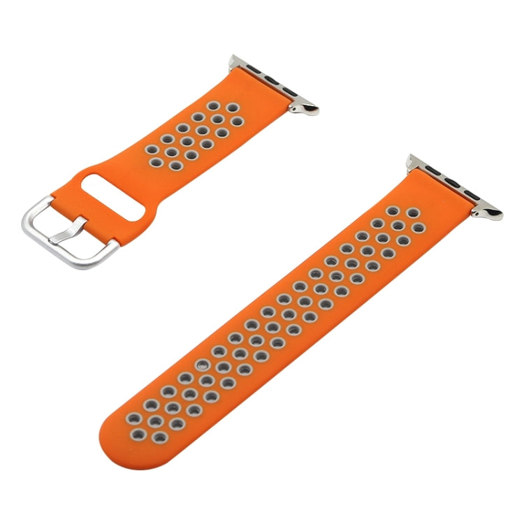 Silicone Replacement Strap Watchband For Apple Watch Series, 7 41mm / 6&SE&5&4 40mm / 3&2&1 38mm