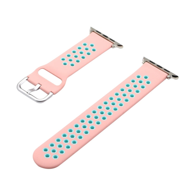 Silicone Replacement Strap Watchband For Apple Watch Series, 7 41mm / 6&SE&5&4 40mm / 3&2&1 38mm