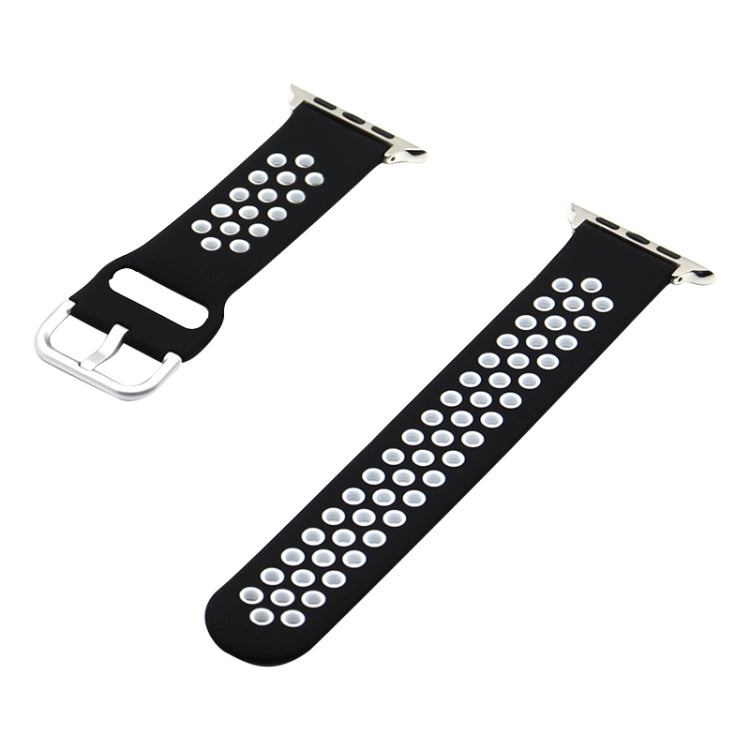 Silicone Replacement Strap Watchband For Apple Watch Series, 7 41mm / 6&SE&5&4 40mm / 3&2&1 38mm