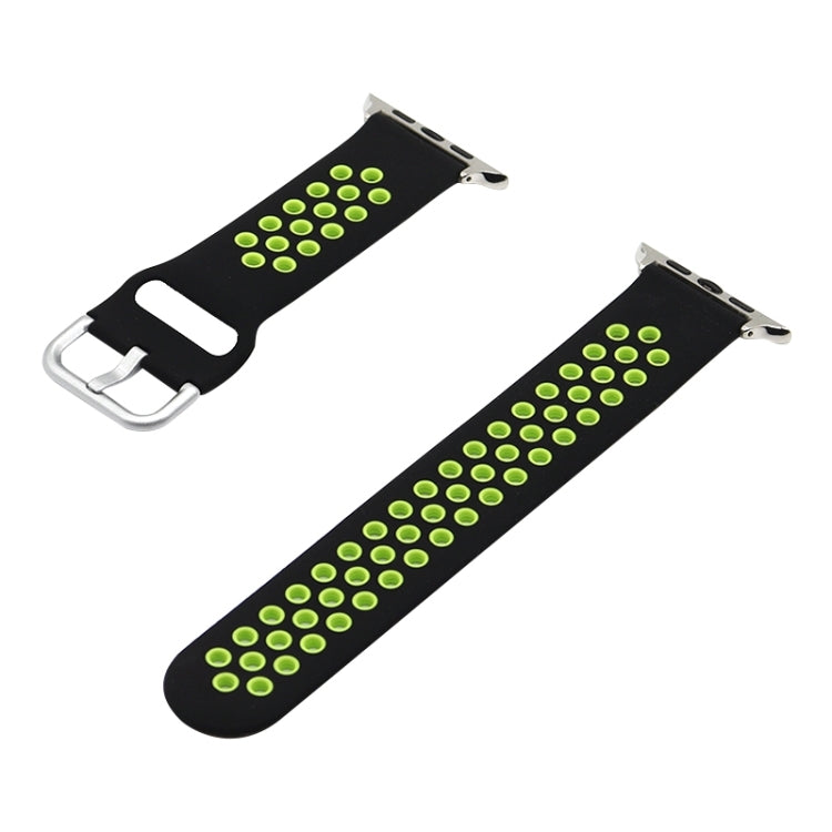 Silicone Replacement Strap Watchband For Apple Watch Series, 7 41mm / 6&SE&5&4 40mm / 3&2&1 38mm