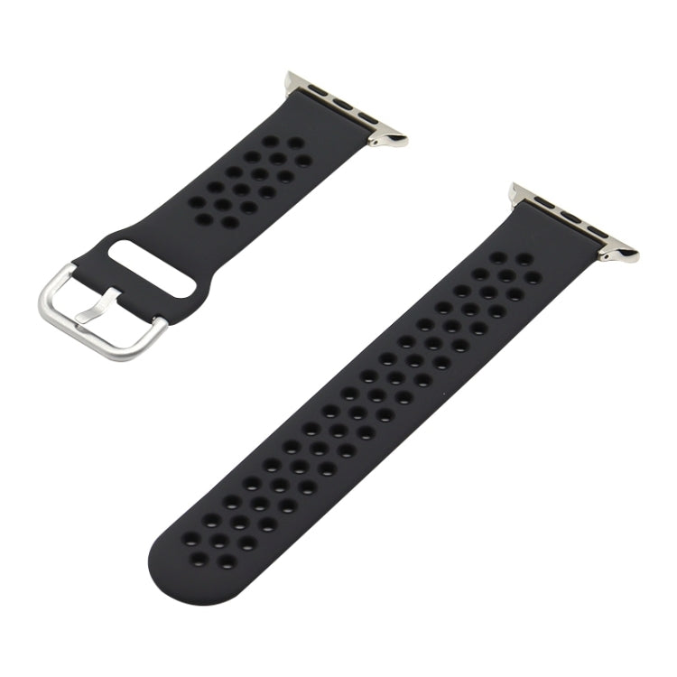 Silicone Replacement Strap Watchband For Apple Watch Series, 7 41mm / 6&SE&5&4 40mm / 3&2&1 38mm