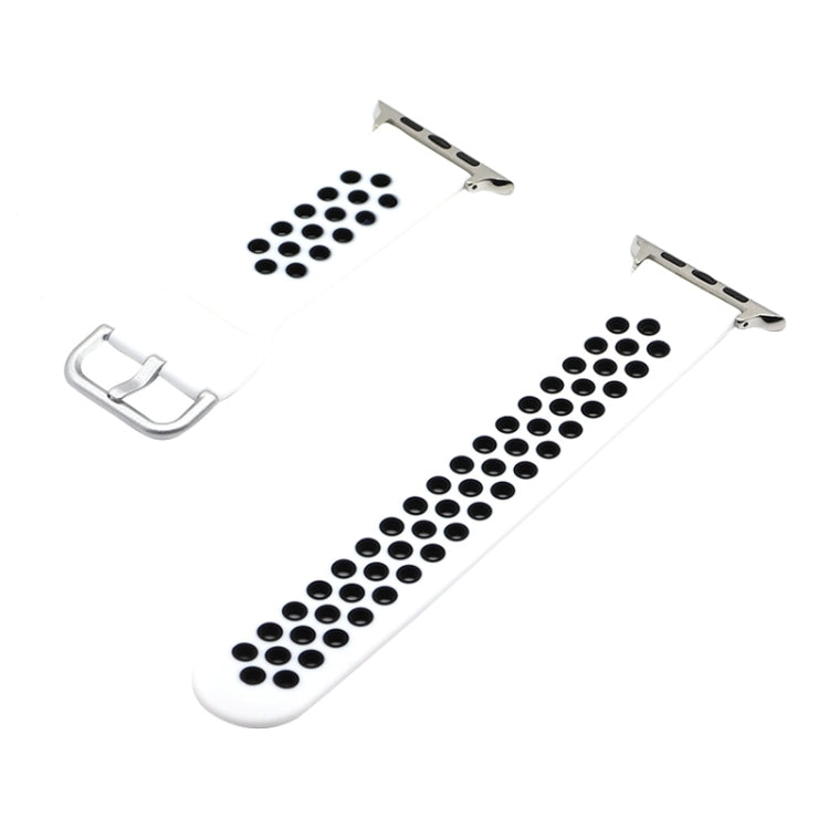 Silicone Replacement Strap Watchband For Apple Watch Series, 7 45mm / 6&SE&5&4 44mm / 3&2&1 42mm