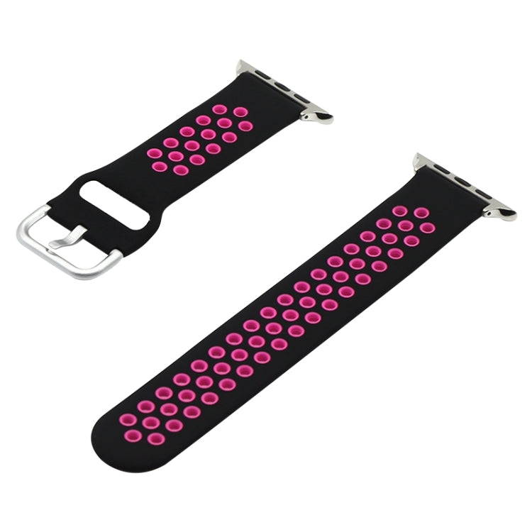 Silicone Replacement Strap Watchband For Apple Watch Series, 7 45mm / 6&SE&5&4 44mm / 3&2&1 42mm