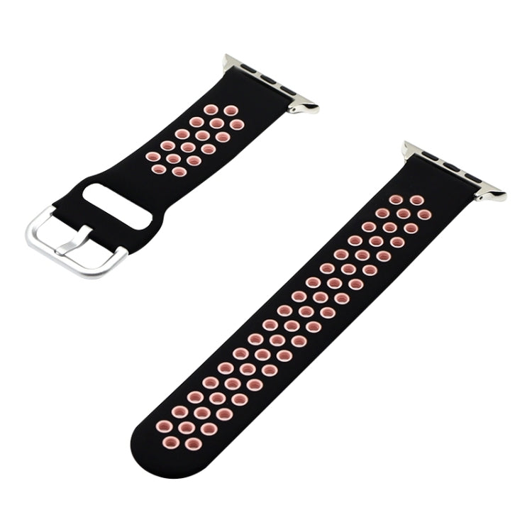 Silicone Replacement Strap Watchband For Apple Watch Series, 7 45mm / 6&SE&5&4 44mm / 3&2&1 42mm