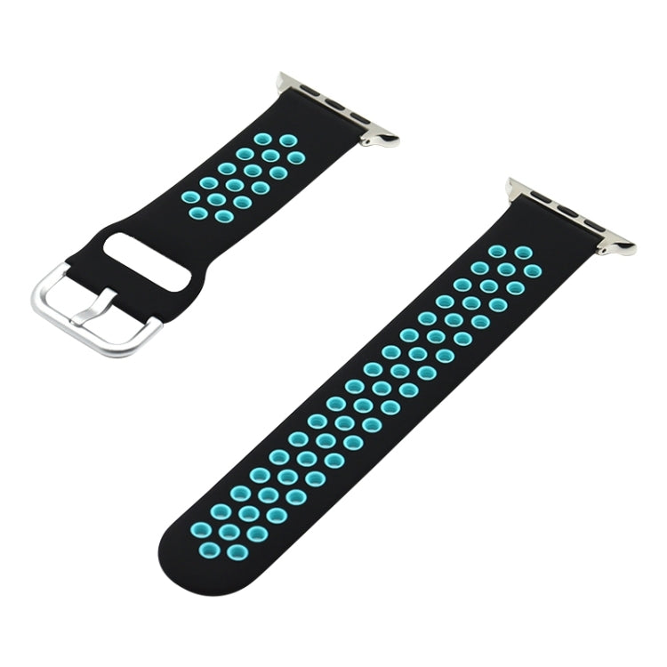 Silicone Replacement Strap Watchband For Apple Watch Series, 7 45mm / 6&SE&5&4 44mm / 3&2&1 42mm