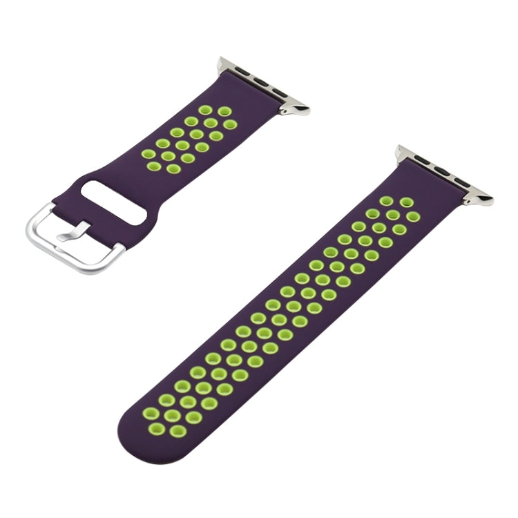 Silicone Replacement Strap Watchband For Apple Watch Series, 7 45mm / 6&SE&5&4 44mm / 3&2&1 42mm