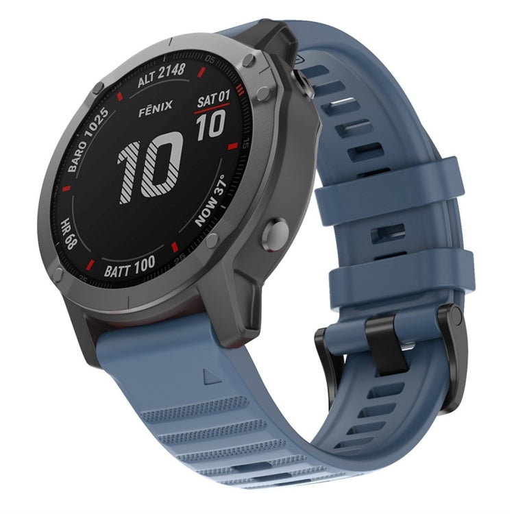 For Garmin Fenix 6 22mm Silicone Smart Watch Replacement Strap Wristband