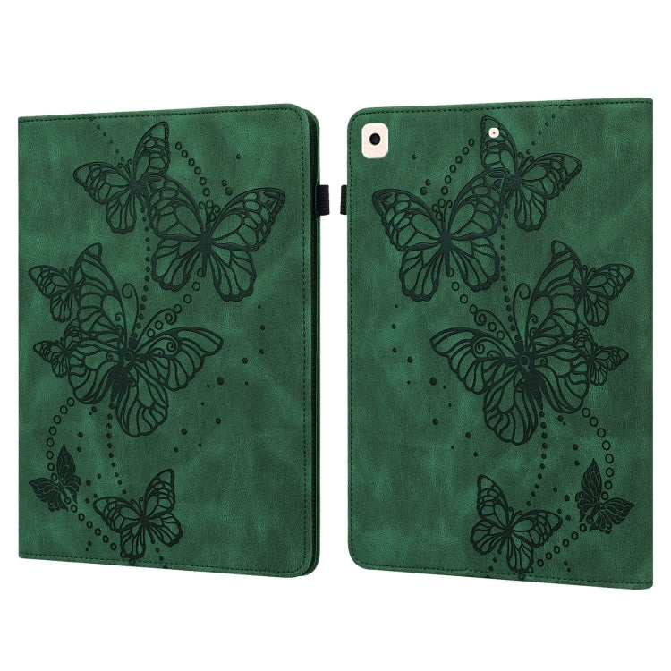 Embossed Butterfly Pattern Horizontal Flip Leather Tablet Case