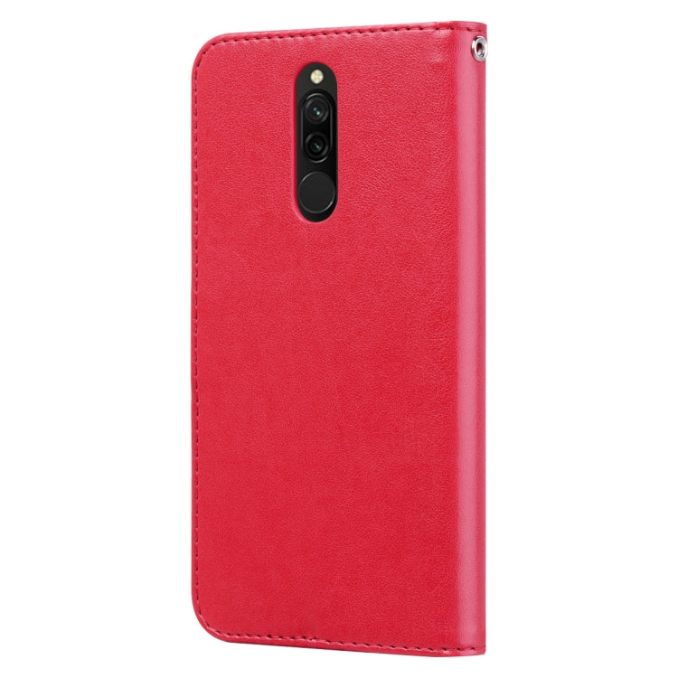 Rose Embossed Horizontal Flip PU Leather Case for Galaxy A10, with Holder & Card Slots & Wallet
